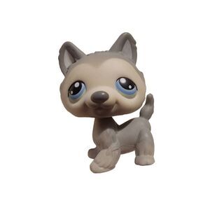 Littlest Pet Shop Husky #69 Puppy White Hasbro 2005 Vintage